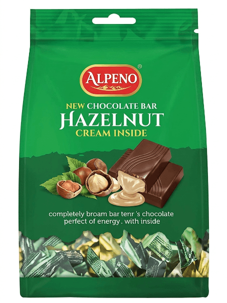 Alfino Double Twist Hazelnut  Gusset Bag 150G